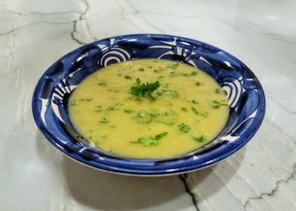 Creamed Celery and Cilantro Soup